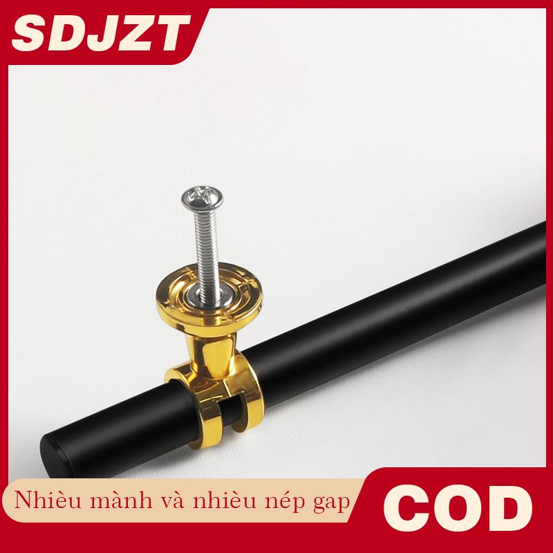 SDJZT Tay nắm tủ vàng đen hiện đại-Núm ngăn kéo chắc chắn cho nội thất nhà bếp bằng vật liệu hợp kim kẽm
