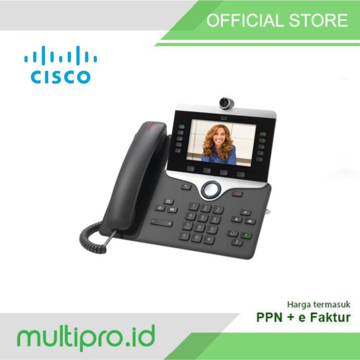 CISCO IP PHONE 8800 SERIES CP-8845-K9 - SNTC 1 TAHUN-Shelishop13 Harga  9,610,000 Ringgit*Penghantaran Percuma
