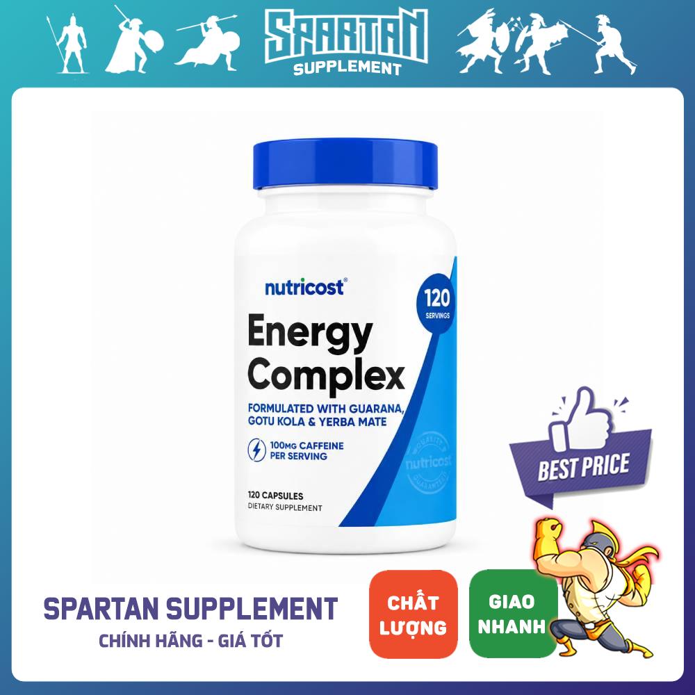 Trải Nghiệm Thức Tỉnh Tuyệt Vời Cùng Nutricost Energy Complex Từ Mỹ
