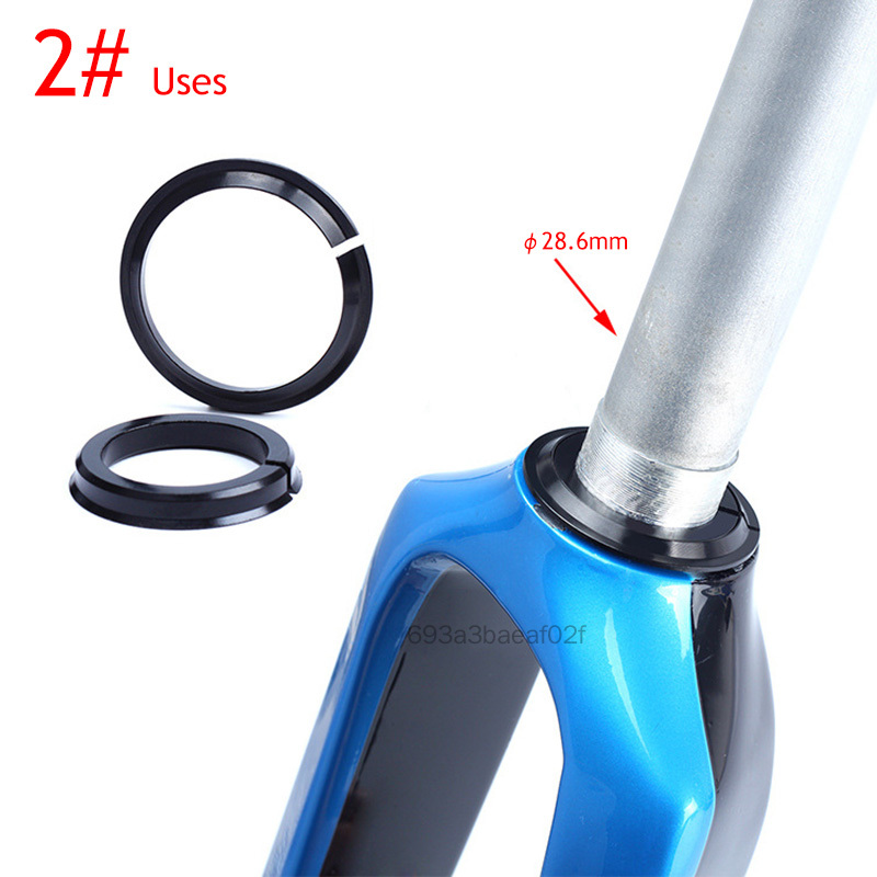 Rủi Ro 1.5Inch Đế Tai Nghe Xe Đạp Miếng Đệm Vương Miện Đua Xe Đạp Tai Nghe Máy Giặt Phụ Tùng Xe Đạp 29.9Mm Phuộc Côn Thẳng 45 Độ TD-VN