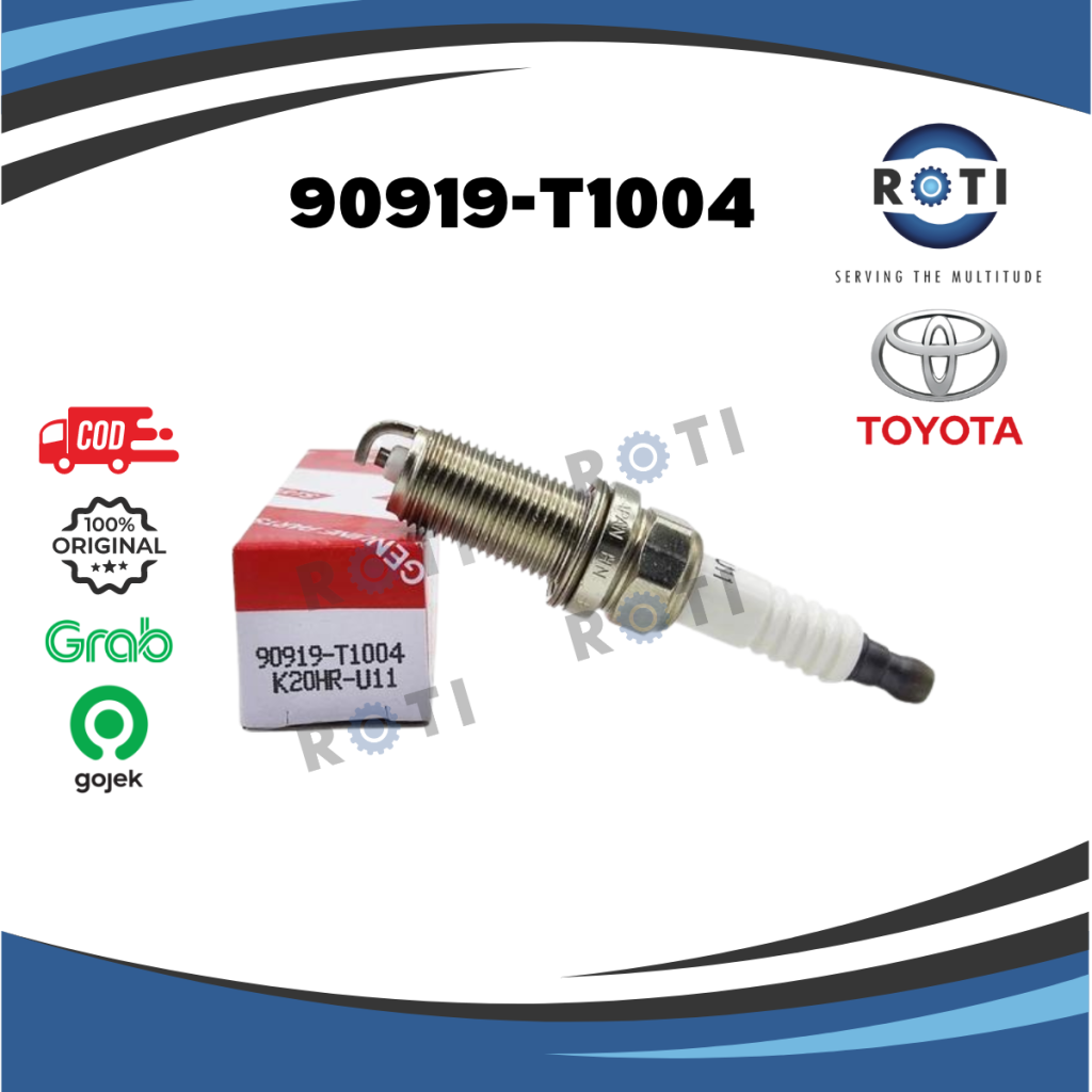 TOYOTA 90919-T1004 PLUG BUSI, K20HR-U11 INNOVA TGN41 Giá 33,390 Đồng*Miễn phí vận chuyển