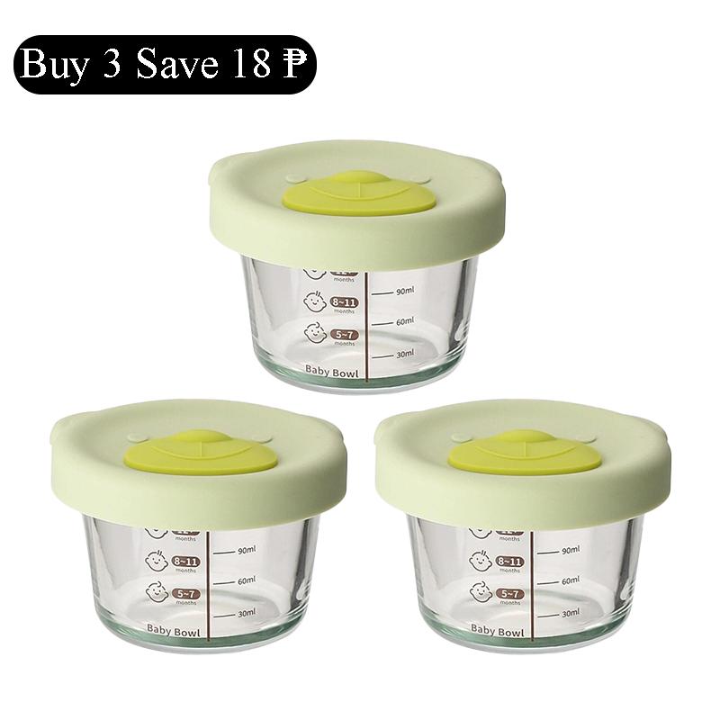 SWL Glass Preservation Box Baby Food Container Frozen Heat-resistant Portable Sealed Storage Box