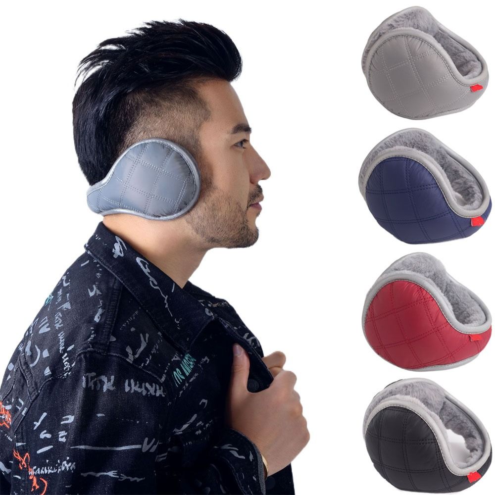 ROLL Chống lạnh Nút bịt tai bằng vải nhung lông Chống gió Di động Bịt Tai xuống Ấm áp Không thấm nước Bọc tai