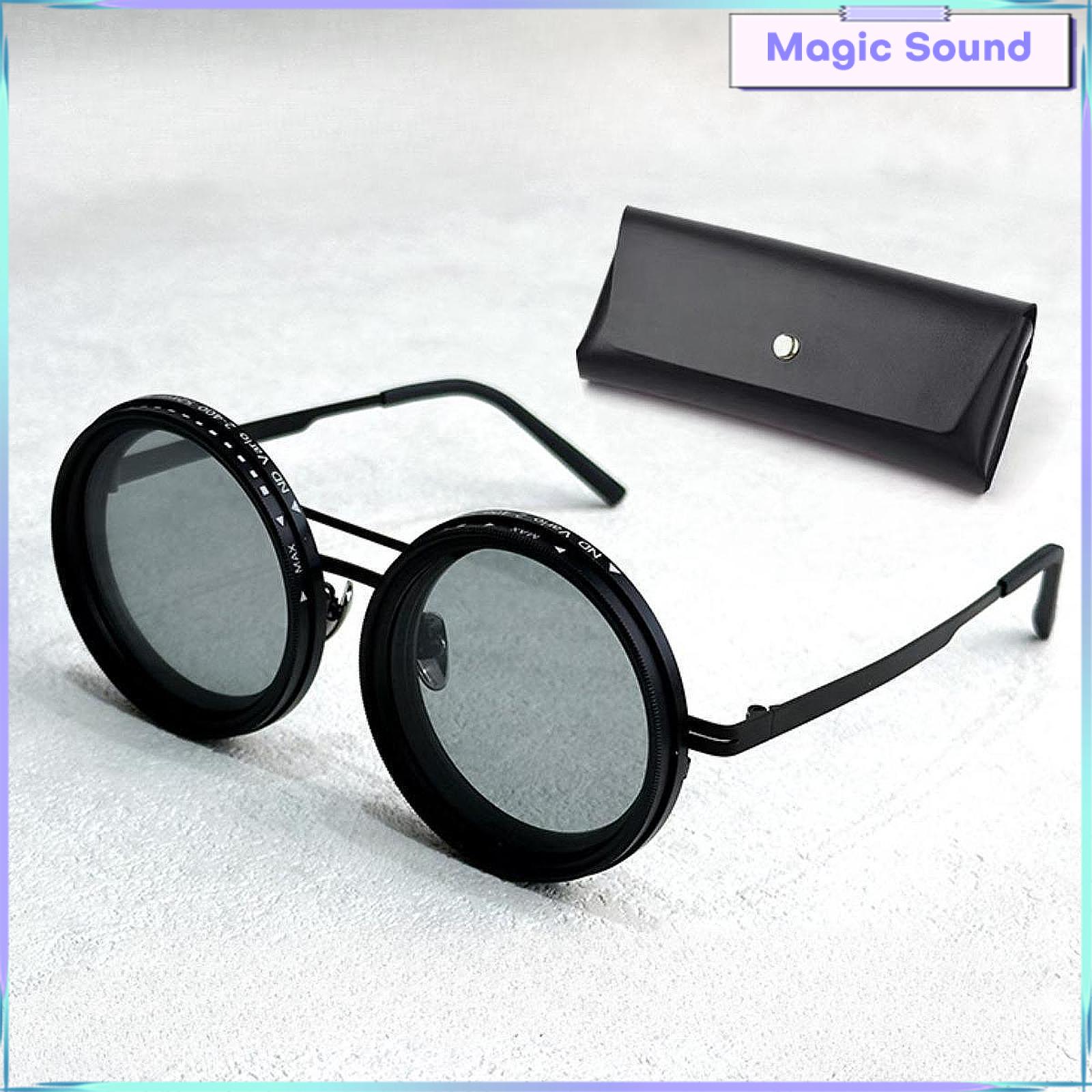Âm thanh kỳ diệu có thể điều chỉnh Tint Sunglasses Vòng Kính mắt phân cực đa năng hiện đại tiện dụng sáng tạo Eyewear cho trong nhà các hoạt động ngoài trời