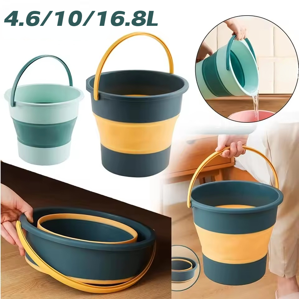 【Truth】ถังน้ำพับได้สีสันสดใส พกพาง่าย ใช้ได้ทั้งสงกรานต์+ชีวิตประจำวัน สุดจี๊ดสำหรับสงกรานต์ ราคา 65 บาท*ส่งฟรี