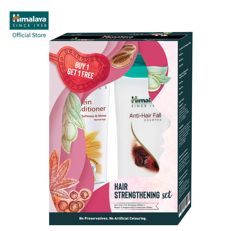 Buy (2x Value Sets) Himalaya 200ml Anti Hair Fall Shampoo + Repair and Regenerate Conditioner Singapore