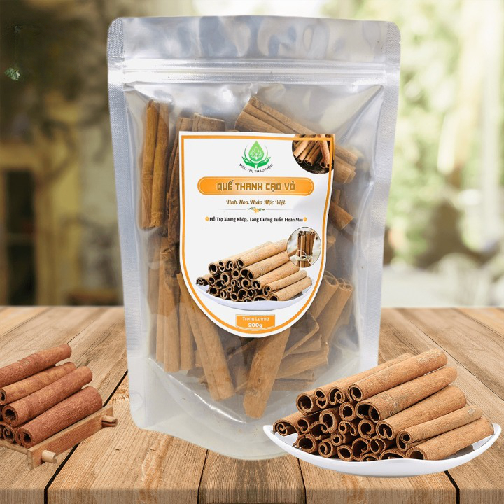 Quế thanh cạo vỏ 100gr khô tự nhiên loại đẹp đều hàng lᴏại 1 cao cấp việt nam