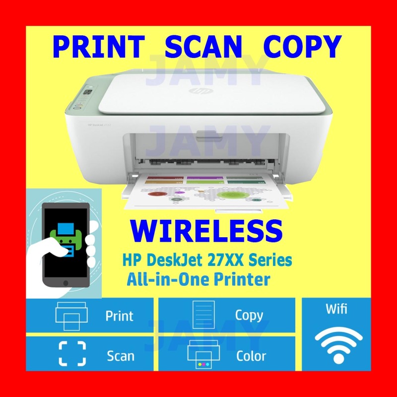 HP DeskJet All-in-One Wireless WIFI Color Printer / Print Scan Copy / Color Printer / Wireless Direct Printing Singapore
