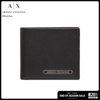 Armani Exchange กระเป๋าใส่บัตรผู้ชาย รุ่น XM001275-AF12702-UC001 - สีดำ