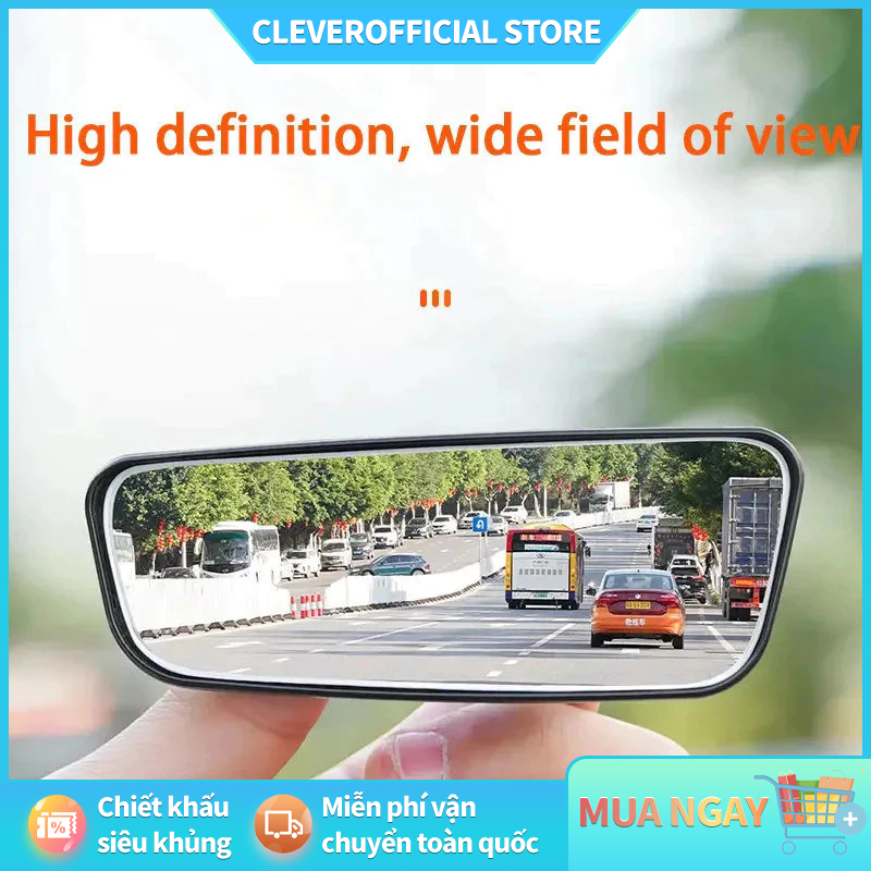 ⚡Miễn Phí Vận Chuyển⚡2 Chiếc 360 Độ Có Thể Điều Chỉnh Điểm Mù Gương Ô Tô Phụ Trợ Chiếu Hậu Gương lồi Khung Tròn Gương Góc Giá 73,062 Đồng*Miễn phí vận chuyển