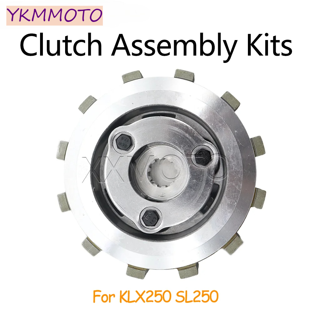 Cho Kawasaki klx250 SL250 klx 250 SL 250 xe máy enigne ly hợp tấm lắp ráp trống Bộ dụng cụ