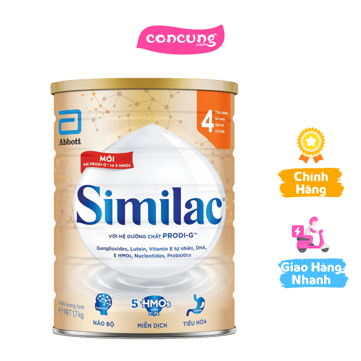 Sữa Similac 5G số 4 1,7kg 2-6 tuổi