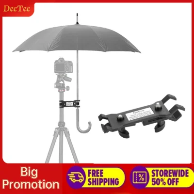 Outdoor Camera Tripod Umbrella Holder Clip Bracket Stand Clamp Photography Accessory