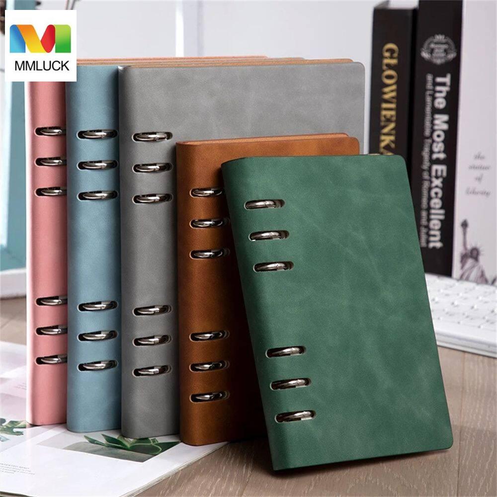 Mmluck sổ ghi chép a5/a6 sổ ghi chép cuộn sổ ghi chép 6 lỗ momo sổ ghi chép xoắn ốc sổ ghi chép nhật ký lập kế hoạch hàng tuần hàng ngày sổ ghi chép rời