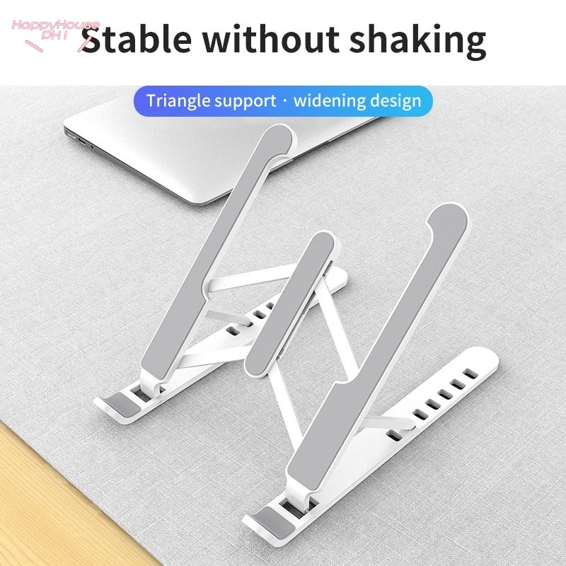 laptop stand laptop accessories laptop stand holder Plastic adjustable laptop stand foldable portable laptop MacBook stand H
