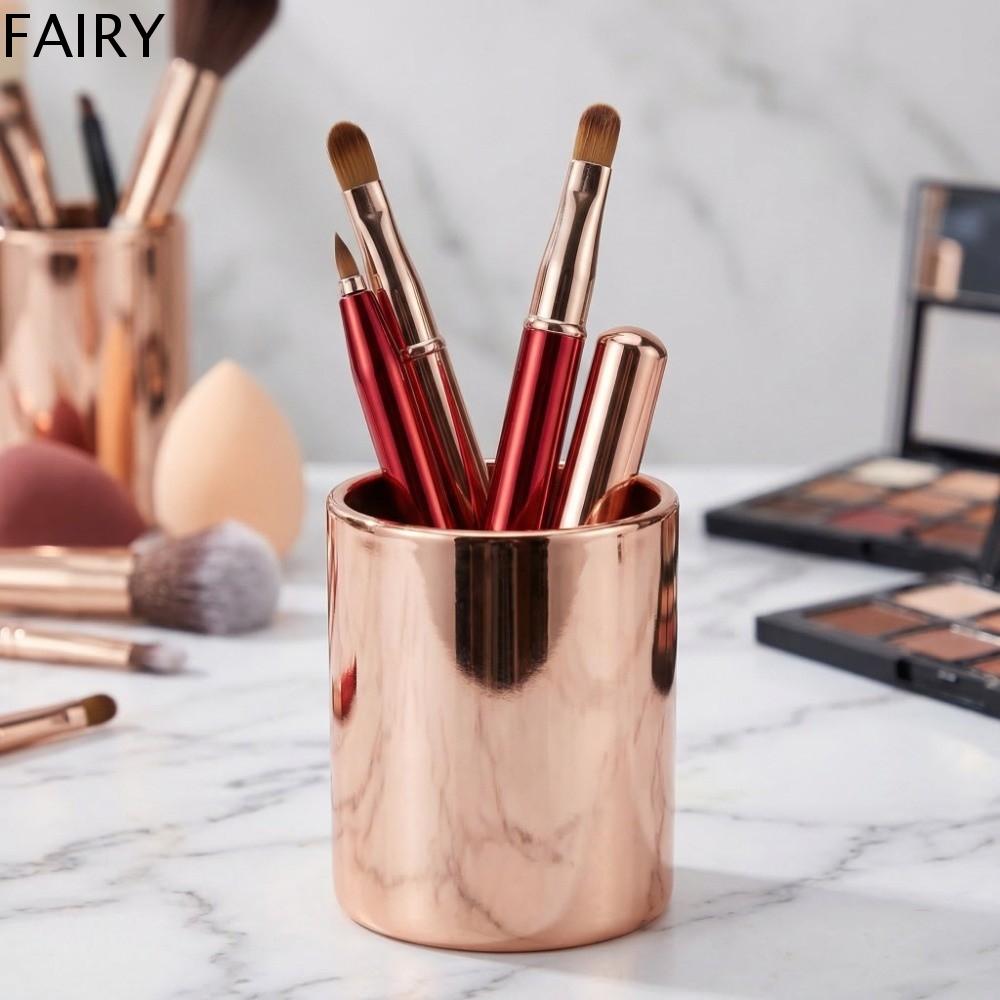 FAIRY Có thể thu gọn Cọ môi có thể thu gọn Hai đầu Cọ kẻ mày Cọ son môi Di động Chì kẻ môi Cọ son bóng Phụ nữ
