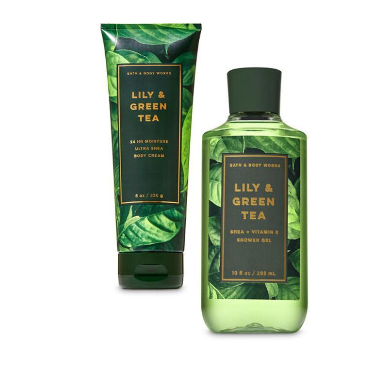 Buy Bath & Body Works : BUNDLE DEAL!!! Lily & Green Tea - Shower Gel and Ultra Shea Body Cream - Bath and Bodyworks - BBW Singapore