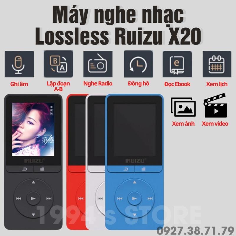 (CÓ SẴN) Máy nghe nhạc lossless Ruizu X20 Bộ nhớ 8Gb - Bản 2022 - Nghe nhạc, xem phim, xem ảnh, đọc Ebook, ghi âm ...