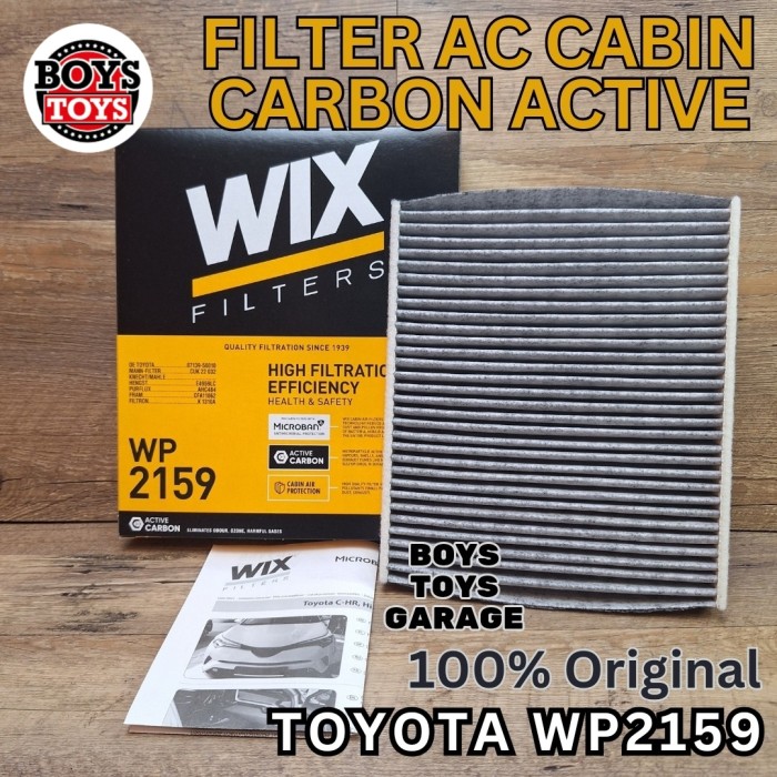 PROMO- WIX CARBON CABIN FILTER AC TOYOTA INNOVA REBORN FORTUNER VRZ GR 2016UP -D&L SHOP7 Harga 181,000 rupiah*Gratis Ongkir