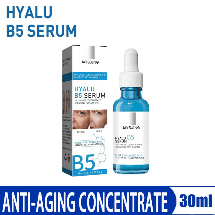 Hyalu B5 Pure Hyaluronic Acid Face Serum,Anti-Aging Moisturizing Serum Lighten Wrinkles Anti-Wrinkles Essence with Vitamin B5 Suitable for Sensitive Skin 30ML