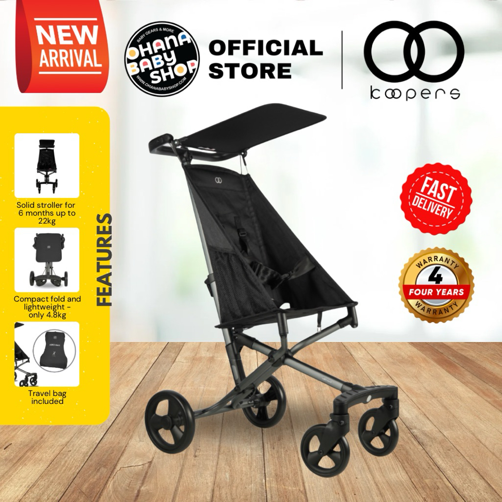Koopers Aero Max Travel Small Compact Lightweight Stroller | Up to 22kg