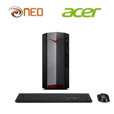 [FREE WIRELESS MOUSE + 1 BOX OF MASK] Acer NEW Nitro 50 N50-610 (i504MR81TS65) Gaming Desktop with 10th Gen Intel Core Processor and NVIDIA GTX 1650 Graphic