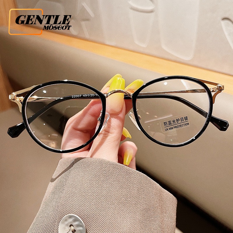 (GENTLE MOSCOT) Mắt Kính Chống Ánh Sáng Xanh Siêu Nhẹ Thời Trang