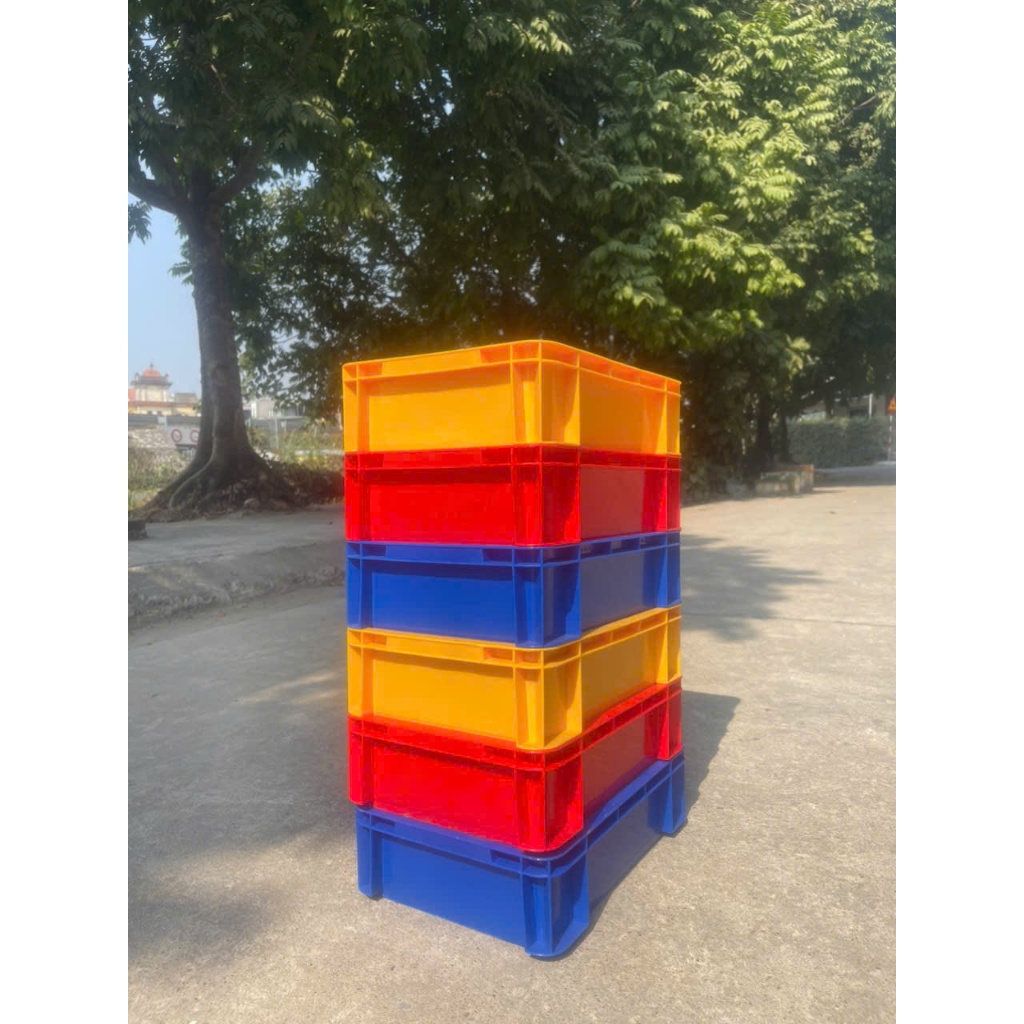 Khay nhựa B12 kt 35x25x10 cm, Khay nhựa đựng linh kiện