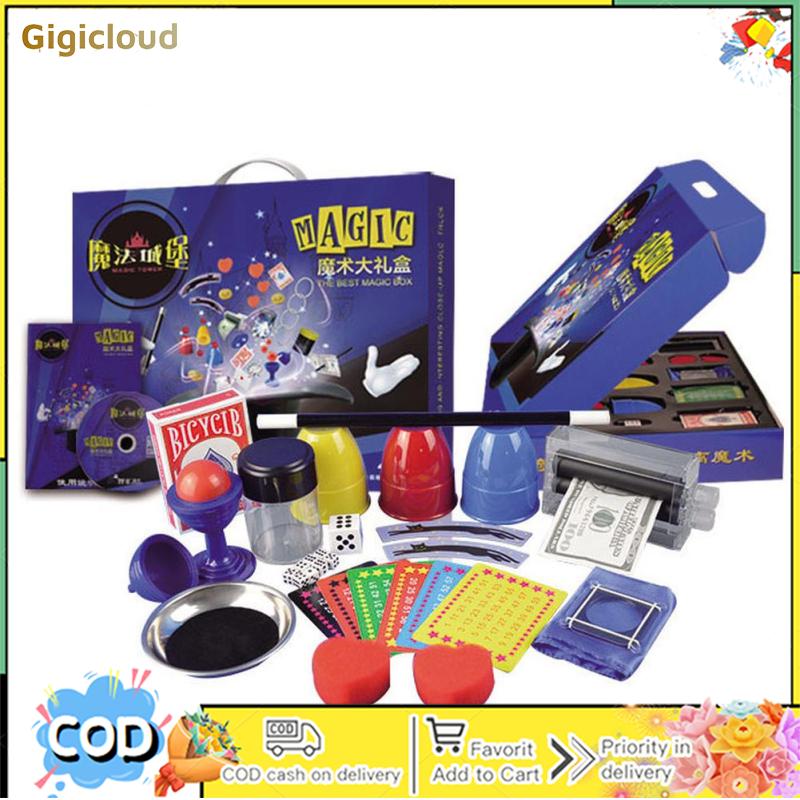 Kids Magic Set Funny Magic Props Set Magic Tricks Kit Magic Toy Christmas Birthday Gift For Girls Boys Beginners ราคา 452 บาท*ส่งฟรี
