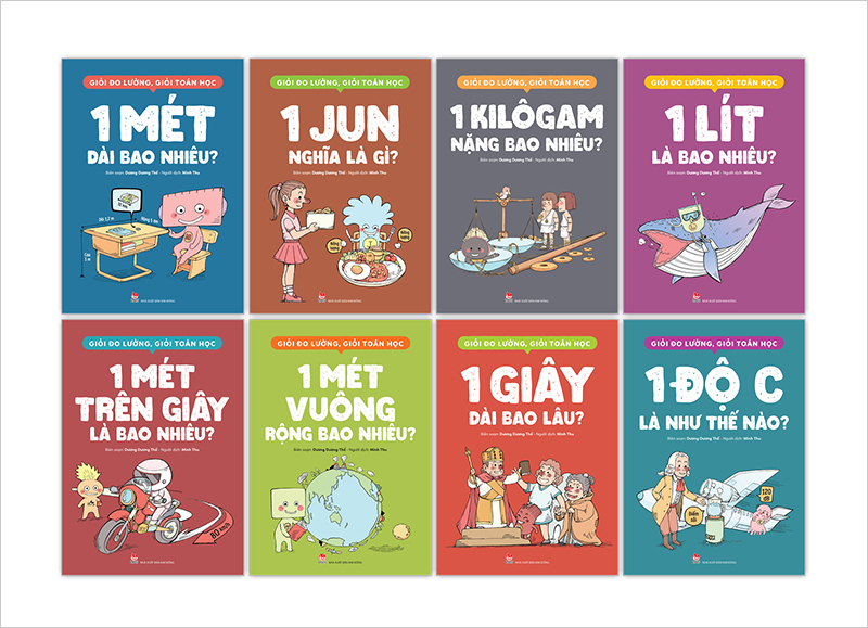 Kim Đồng - Combo Giỏi đo lường, giỏi toán học (8 quyển)