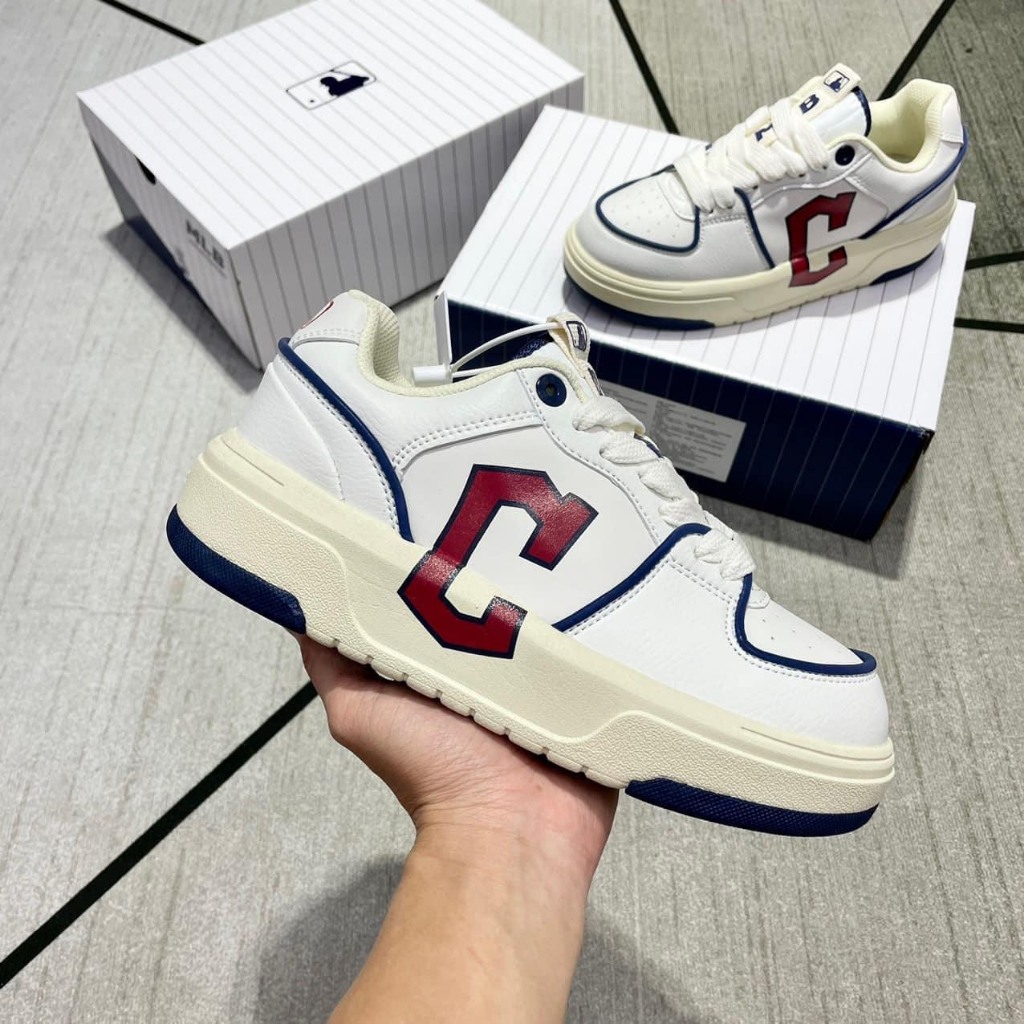 Giày mlb chunky liner basic cle, giày mlb chunky chữ c bản cao cấp dành cho nam nữ full size 36-43