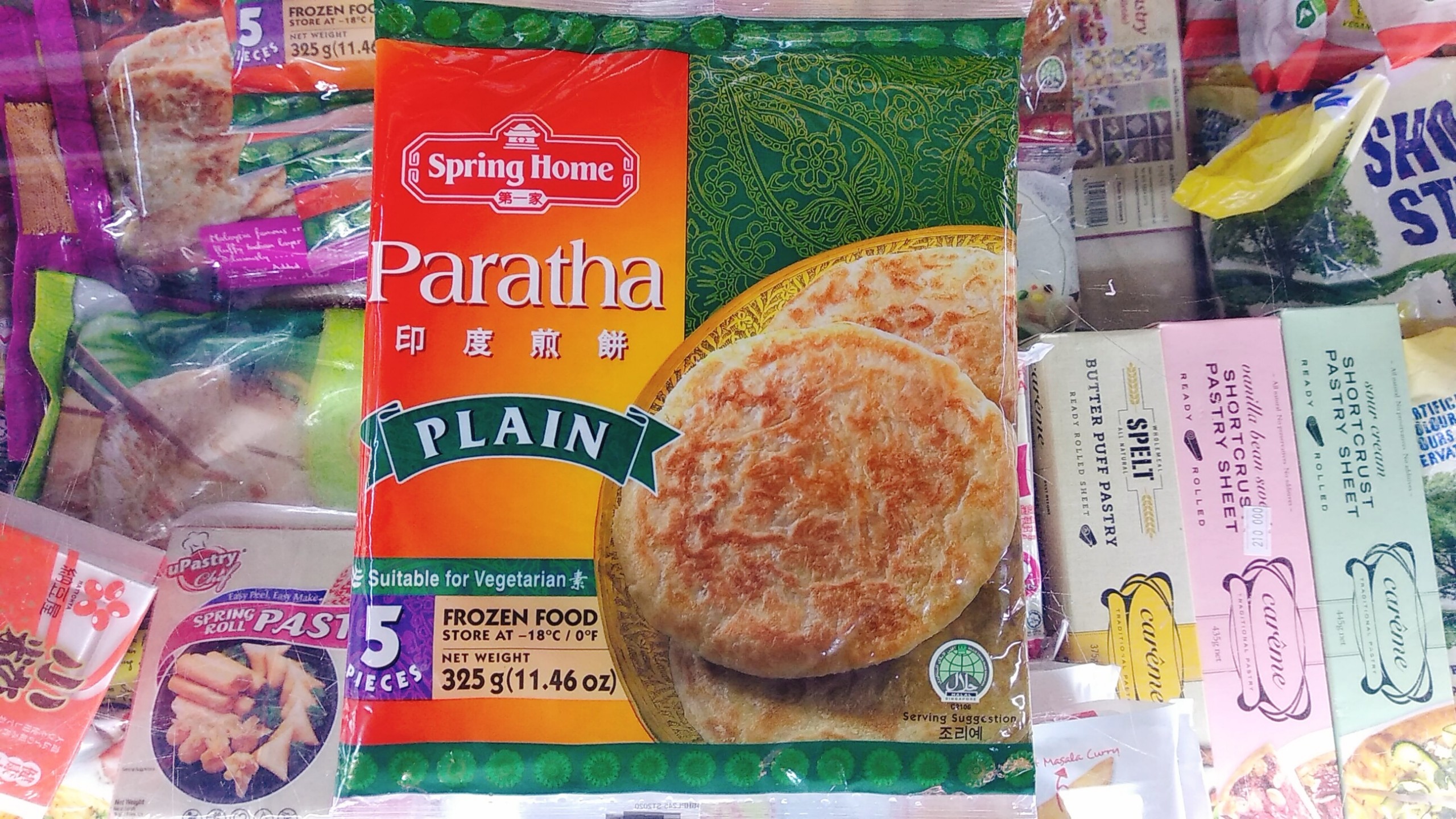 Chỉ giao hà NộiVỏ Bánh Paratha Roti truyền thống hiệu Spring Home 325g 5pcs