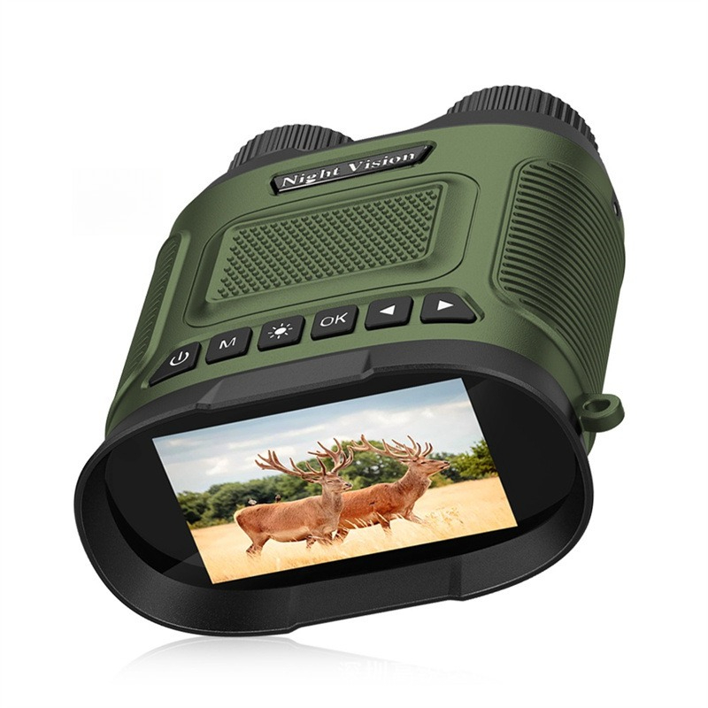 BekinTek Night Vision Binoculars Rechargeable Telescope NVG Goggles Full Dark Observing Adjustment 8x Digital Zoom 2.5K Video Playback 40M Photo 3 Inches Large HD Screen for Low Light Bd Watching Camping Concerts ราคา 2,343 บาท*ส่งฟรี