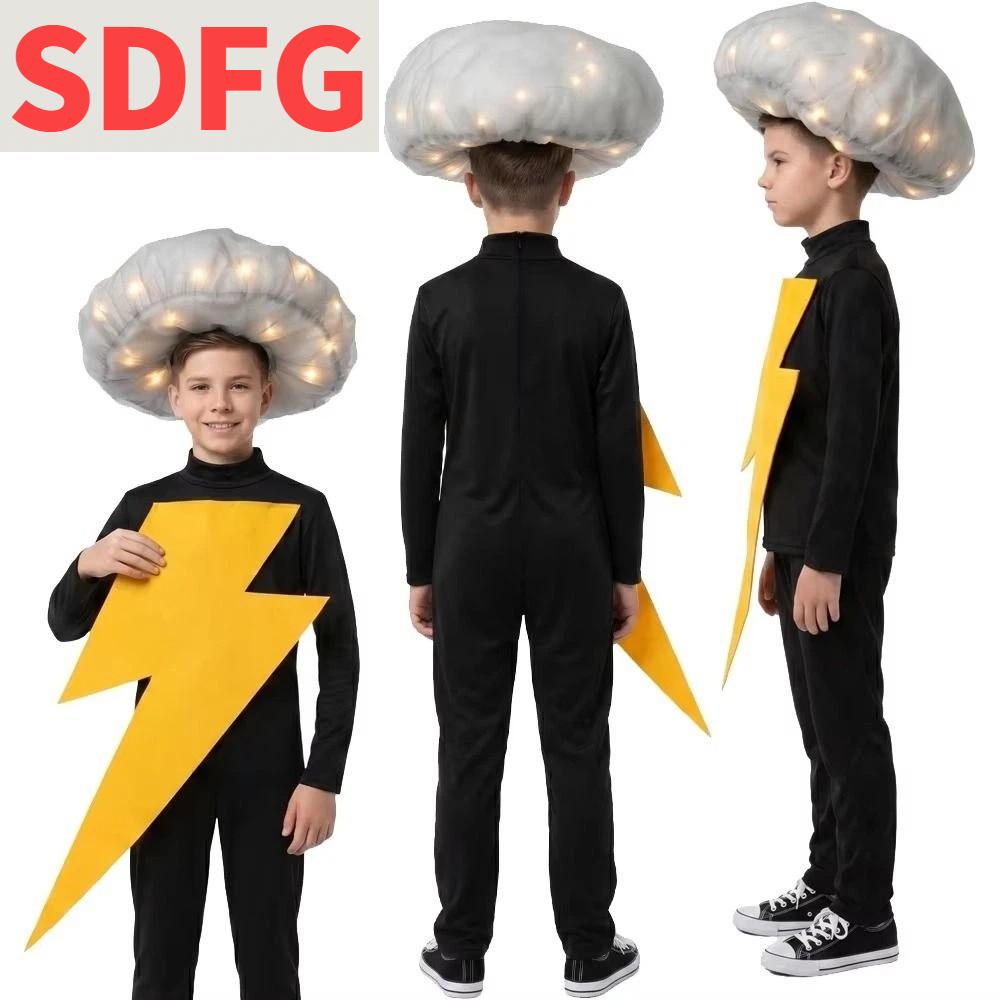 SDFG ผ้าเนื้อนุ่ม อ่อนโยนต่อผิว หมวกไฟ LED น้ำหนักเบา ยืดหยุ่นได้ เครื่องประดับศีรษะเรืองแสง หมวกคลาวด์ เอฟเฟกต์ภาพที่โดดเด่น หลอดไฟประหยัดพลังงานที่ปลอดภัย ชุดการแสดงบนเวที งานปาร์ตี้ฮาโลวีน ราคา 595 บาท*ส่งฟรี