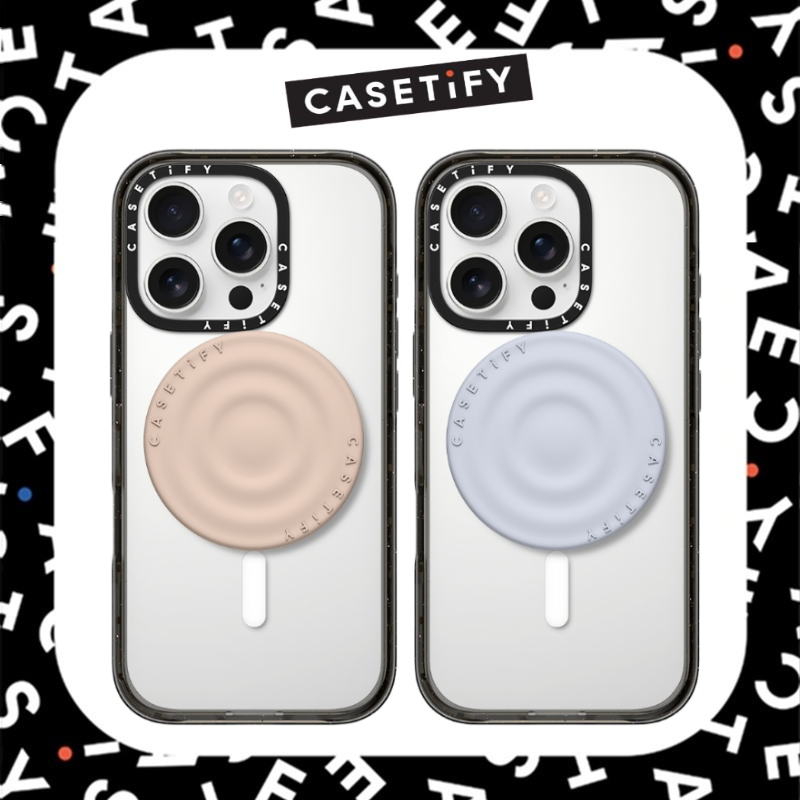  Essentials by CASETiFY Snappy Ripple Grip Stand Holder Stand with Magsafe Stand Wallet Magsafe PopGrip Phone Stands Card Case 