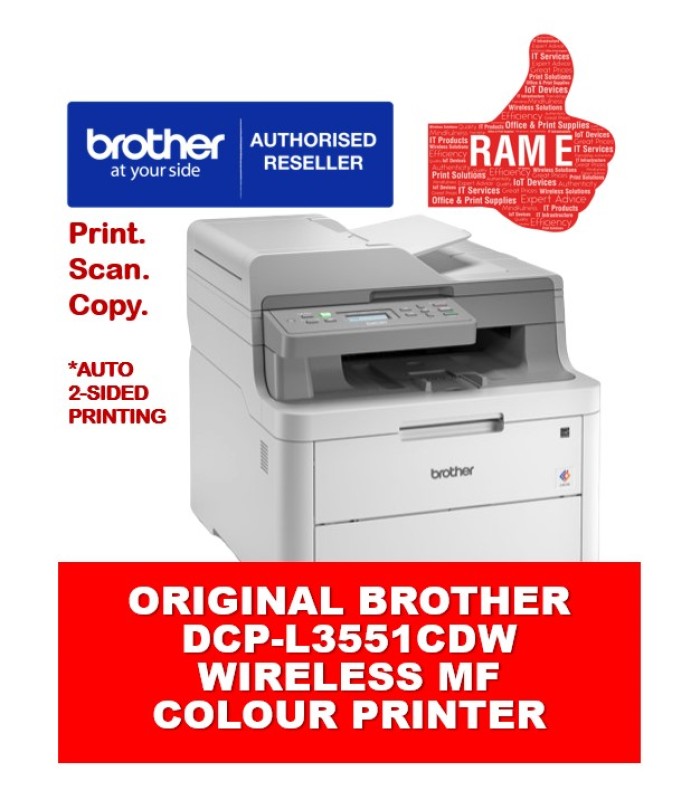 BROTHER ORIGINAL DCP L 3750 / 3551 / 3770 DCP L3750 / L3551 / L3770 CDW COLOUR LED PRINTER 3750 (FREE NORMAL SHIPPING WITH RAM E) Singapore