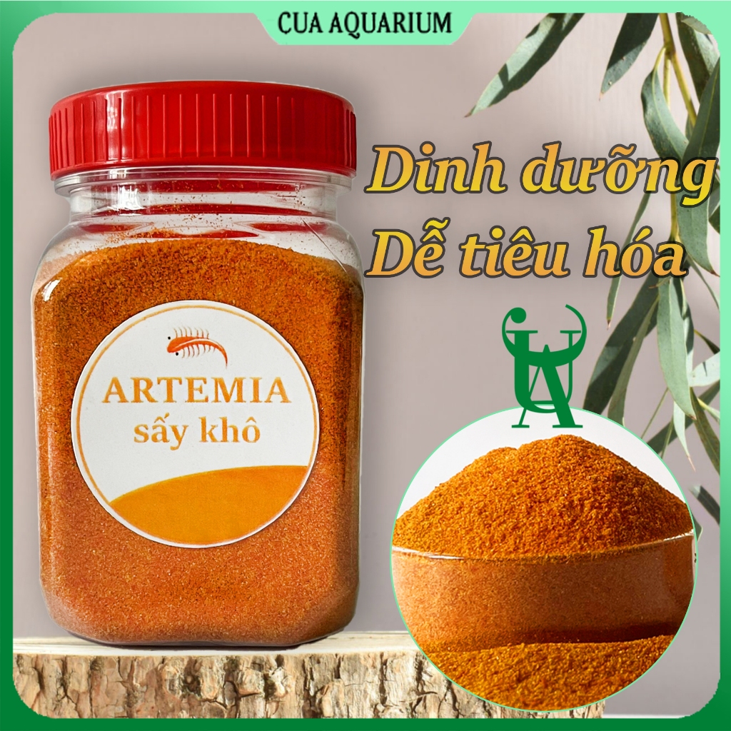 Artemia sấy khô - Thức ăn cho cá 7 màu cá betta cá cảnh