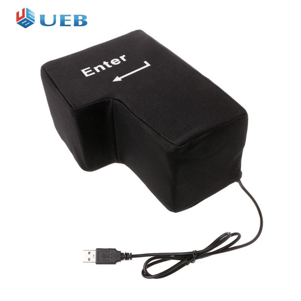 Chống căng thẳng máy tính lớn phím Enter lớn khổng lồ bàn phím USB nút thông hơi gối