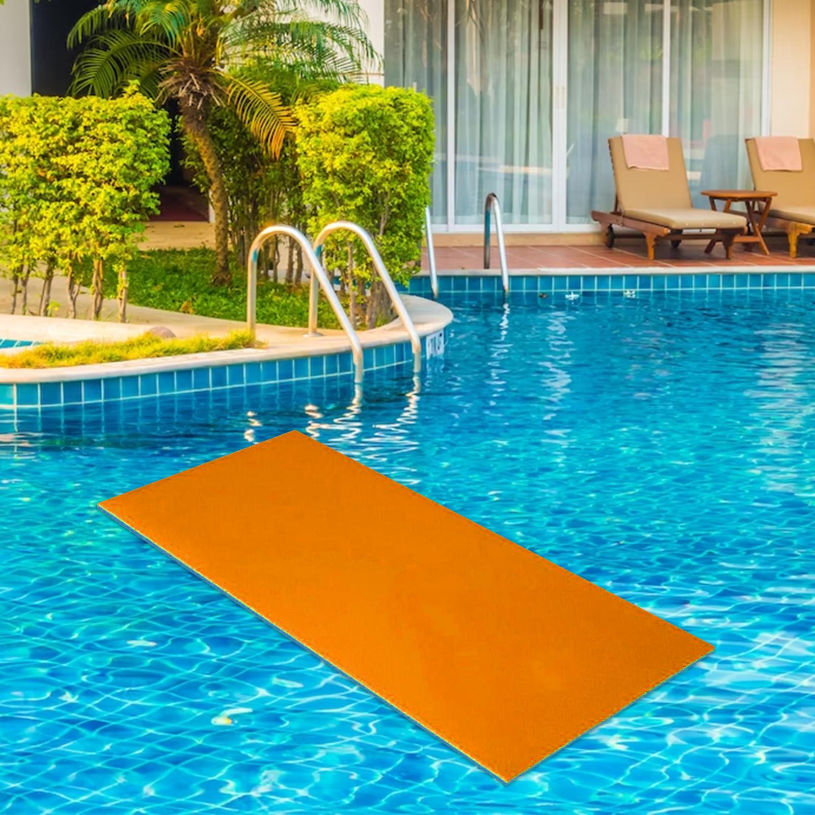 Water Floating Mat 2 Layers Water Recreation High Density XPE Mattress Floating Pad for Summer Pool River Beach Lake