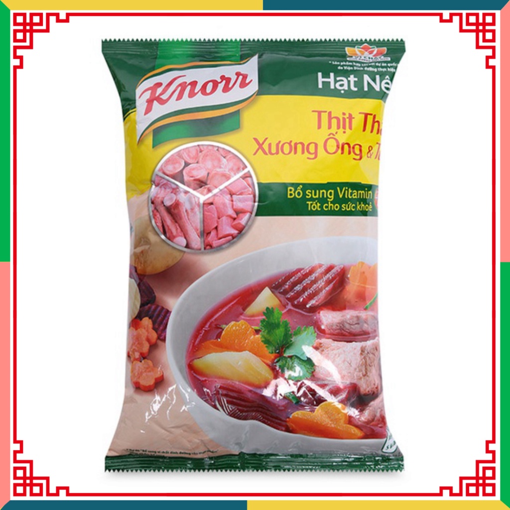 Hạt Nêm Knorr Thịt Thăn, phần xương ống và Tủy cải thiện Vitamin A 400G ( Đại lý Ngọc Toản)
