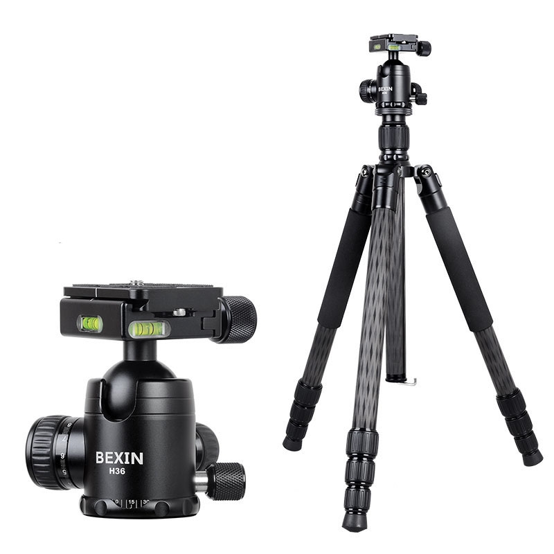 BEXIN W284C H36 Carbon Fiber Professional Photo Tripod for DSLR Camera(PULUZ Official store) ราคา 11,522 บาท*ส่งฟรี