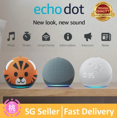 All-new Echo Dot 4 (4th Gen) | Smart speaker, with clock option