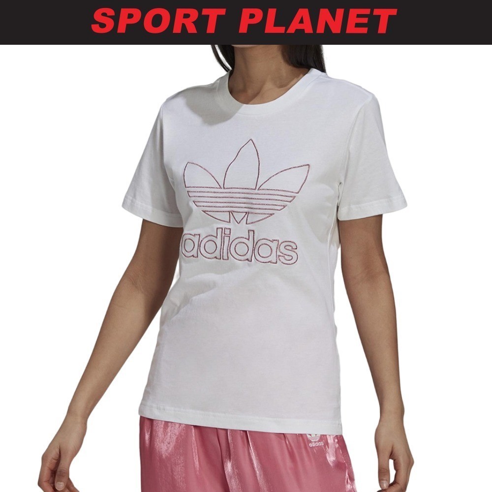 adidas Bunga Women Short Sleeve Tee Shirt Baju Perempuan (H20469) Sport Planet 28-33