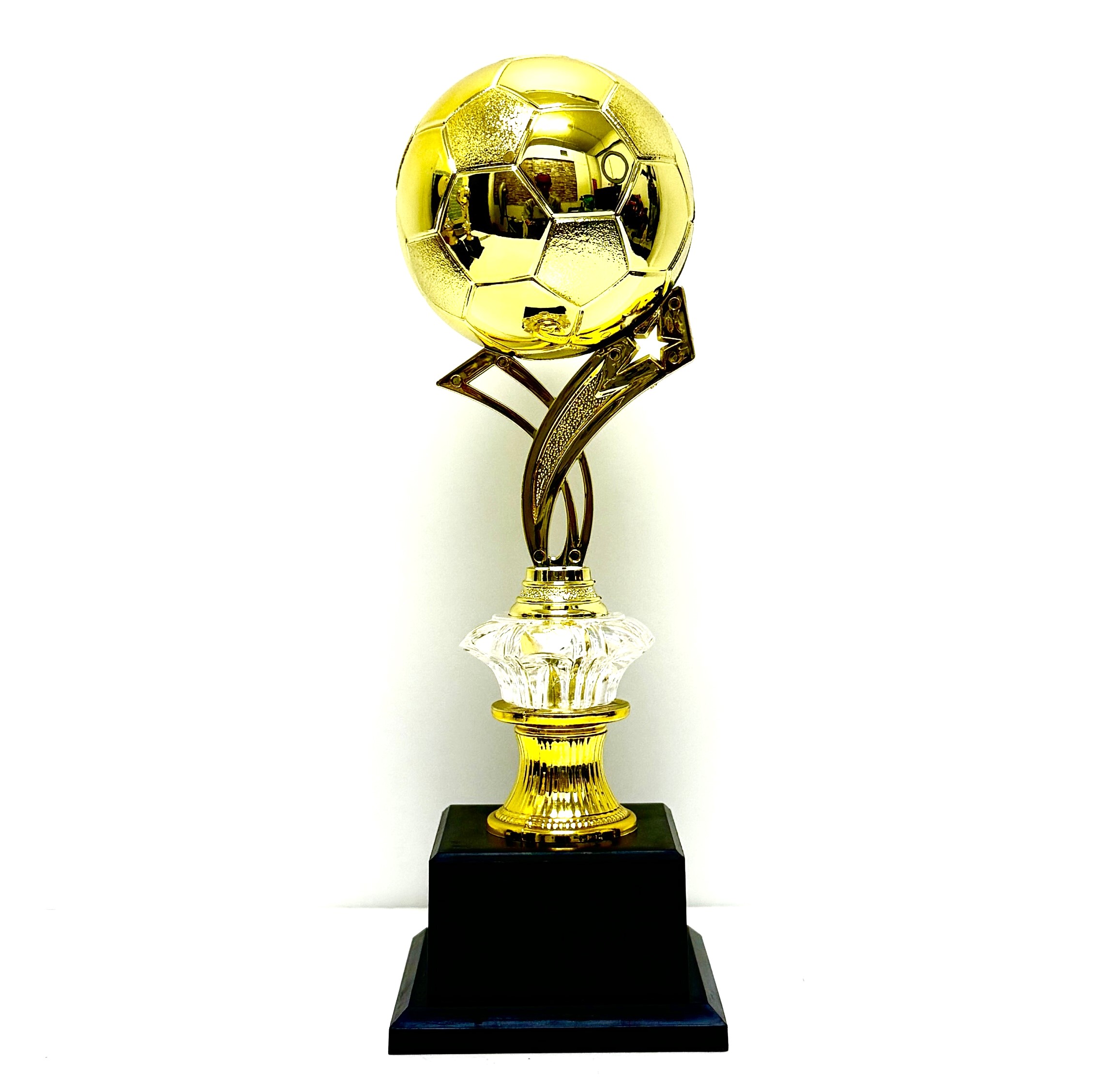 CT0604F Exclusive Plastic Trophy with Solid Heavy Base. Football Soccer Trofi Bola Sepak.