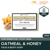 SkinGenerics Oatmeal & Honey Anti-Pimple Soap: Gentle Acne Solution