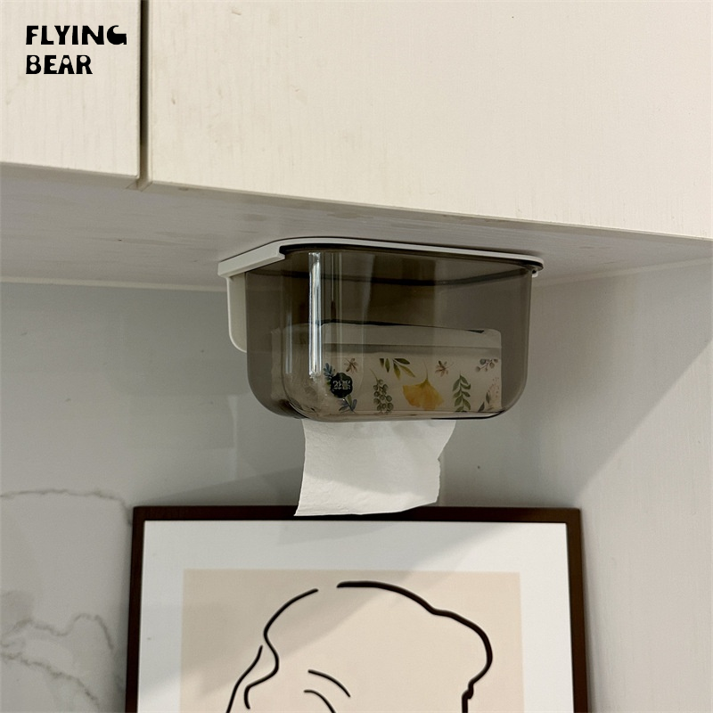 Bay gấu tối giản hiện đại Treo Tường Hộp đựng khăn giấy để sử dụng nhà bếp và phòng tắm
