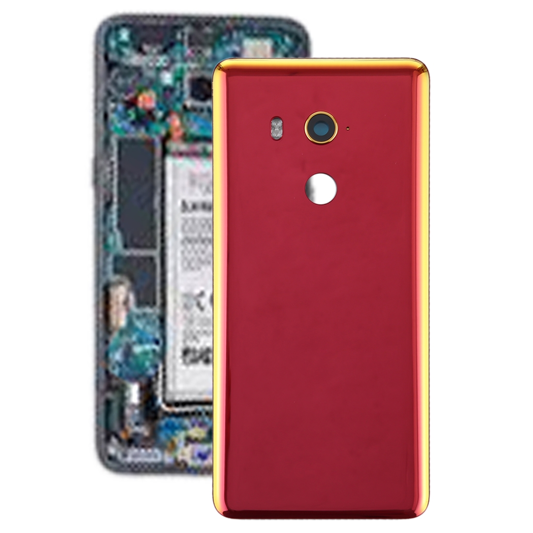 HTC U11 mắt Nắp lưng với ống kính máy ảnh