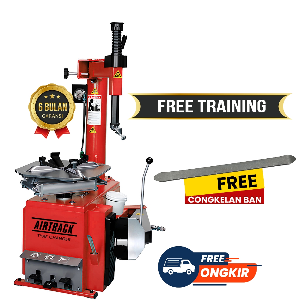 Mesin Pembuka Ban Mobil Motor Airtrack Ring 20 - 24 / Tyre Changer Harga 14,850,000 rupiah*Gratis Ongkir