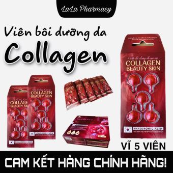 Viên bôi Collagen dưỡng da cấp ẩm làm sáng da COLLAGEN BEAUTY SKIN vỉ 5 viên