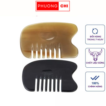 Lược sừng cạo gió, masssage mặt, đầu và toàn thân giúp lưu thông khí huyết | PHUONGCHISTORE